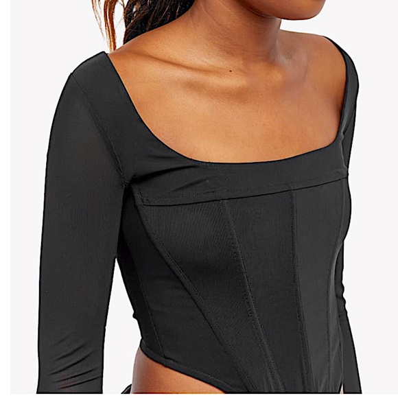 Maude Atlas Mesh Corset Top Miaou - Picture 3 of 14